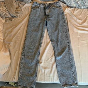 Zara high waisted mom jeans